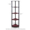 Turn-N-Tube 5-Tier Corner Multipurpose Display Shelves, Set of 2