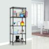 5-Shelf Shelving Storage Metal Organizer Wire Rack with adjustable shelves hooks