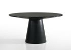 Jasper Ebony Black 47" Wide Contemporary Round Dining Table