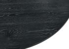 Jasper Ebony Black 47" Wide Contemporary Round Dining Table