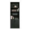 Traditional 5 Shelf Bookcase with Doors